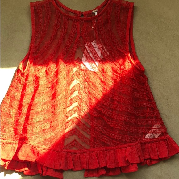 NWT Free People Lace top - Picture 3 of 8